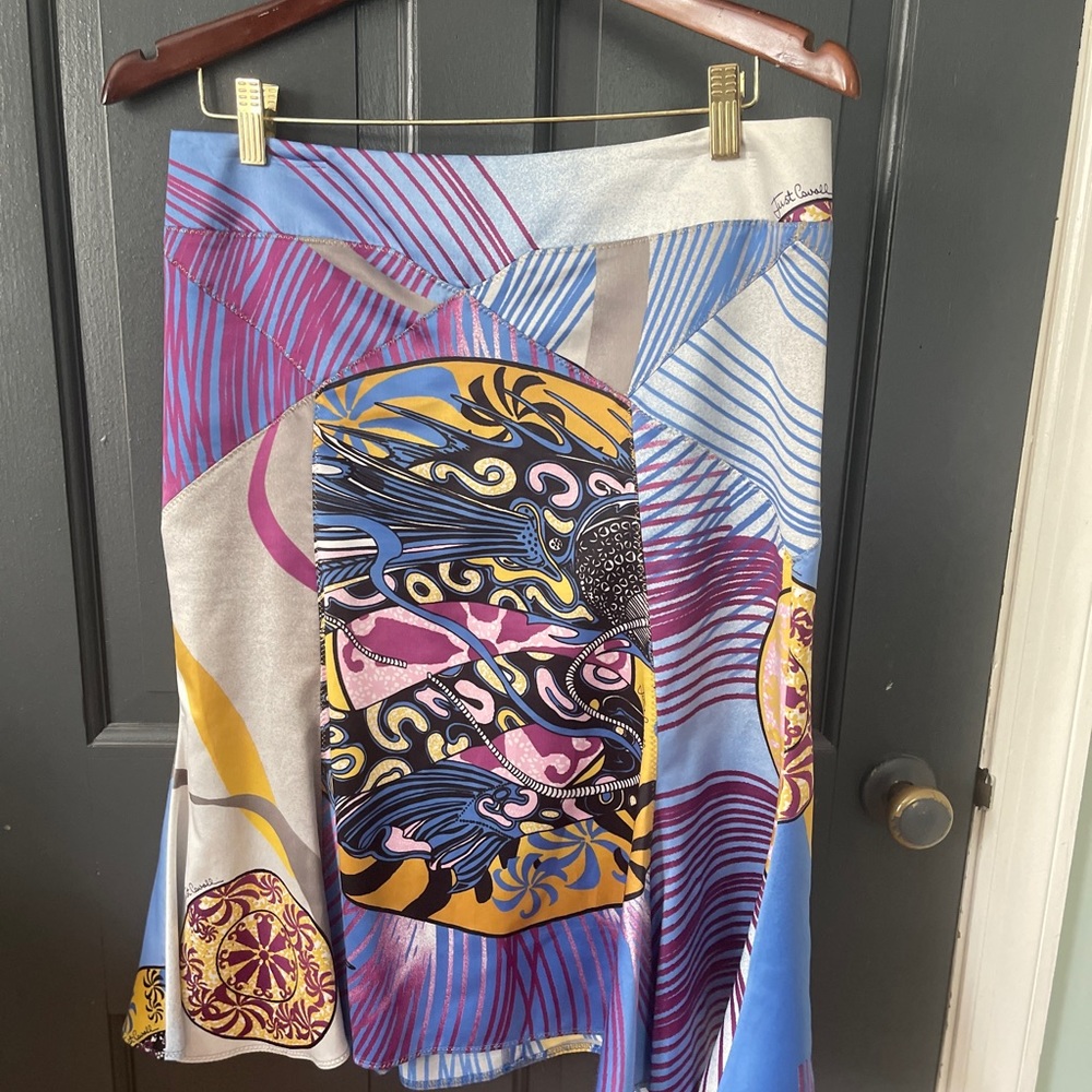 Just Cavalli Silk Skirt set.